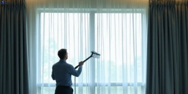 Commercial drapes cleaning service archerfield hotels offices