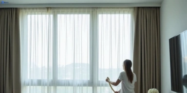 Delicate sheer drape cleaning archerfield Matty Curtain Cleaning